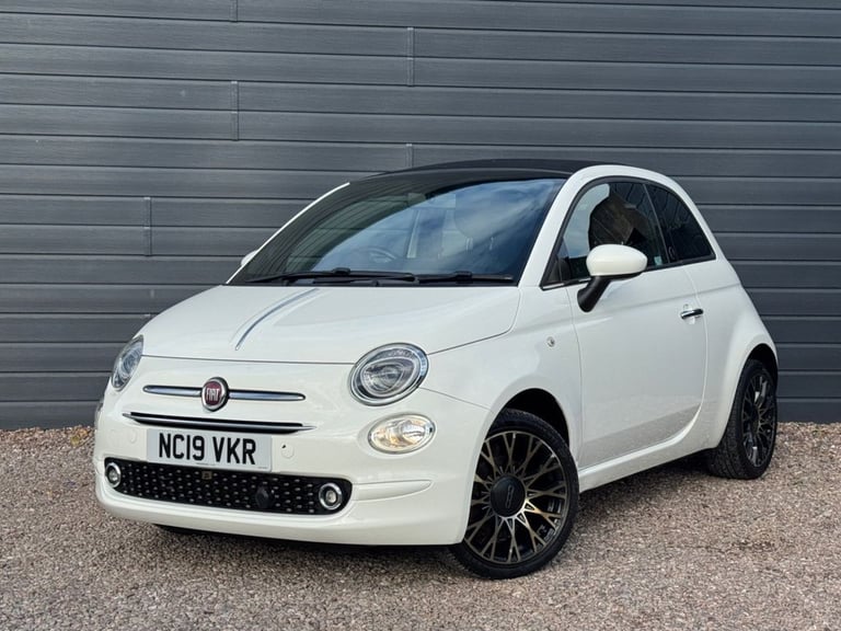 2019 19 FIAT 500C 1.2 120TH CONVERTIBLE 2DR PETROL MANUAL EURO 6 (S/S) 