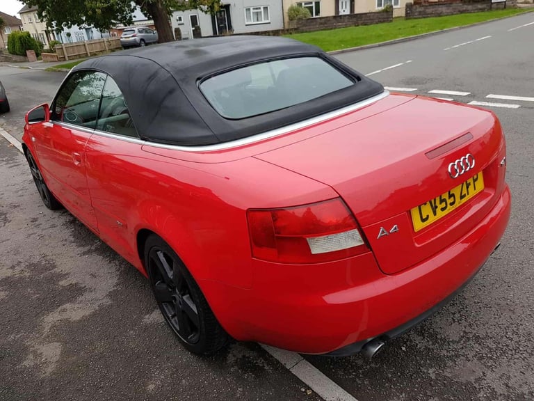 Audi A4 S line convertible. Low miles, reliable and mot until April.