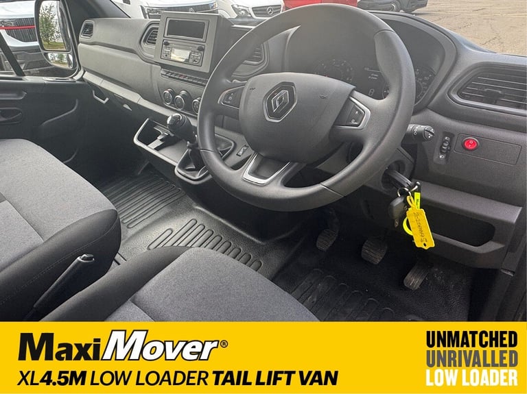 Renault Master MAXIMOVER XL 45.M X 2.7M High Payload Low Floor Tail Lift Van Luton  Diesel Manual