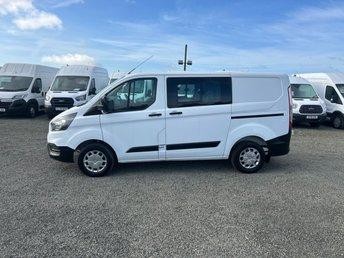 2019 ON 19 PLATE FORD TRANSIT CUSTOM 280 LEADER 5 SEATER CREW VAN ULEZ FREE ZONE