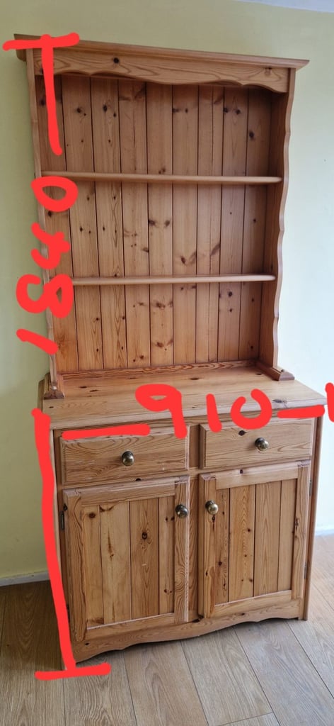 Solid Pine Welsh Dresser