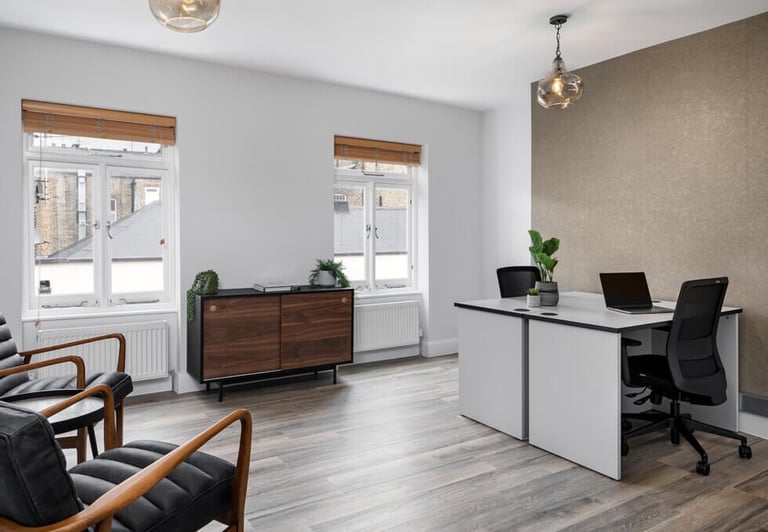Furnished offices to rent in *Fitzrovia*. Office Spaces for 2 to 25 desks W1