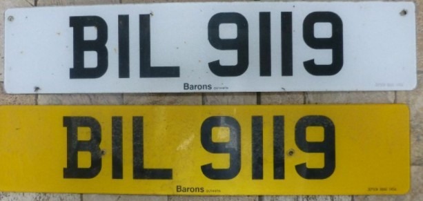 BIL 9119 Private Registration Number / Cherished Number on retention ready to transfer