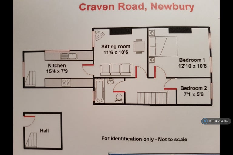 2 bedroom flat in Craven Road, Newbury, RG14 (2 bed) (#2649162)
