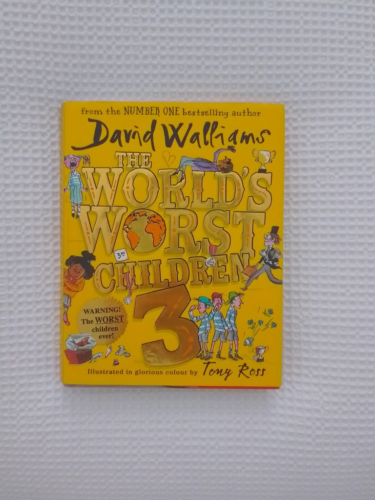 DAVID WALLIAMS HARDBACK BOOKS -£5 EACH