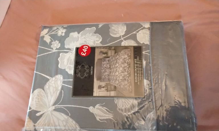 Lux Double duvet cover set new 