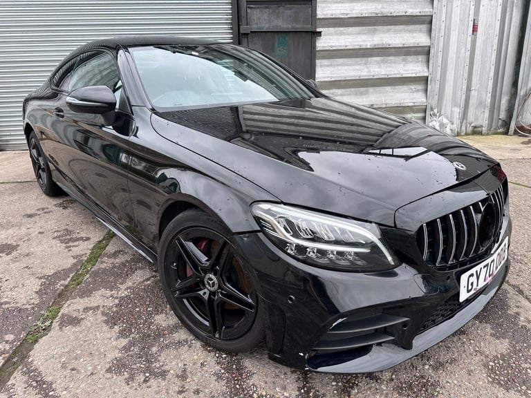 2021 70 REG MERCEDES C-CLASS COUPE AMG LINE MHEV DAMAGED REPAIRABLE SALVAGE
