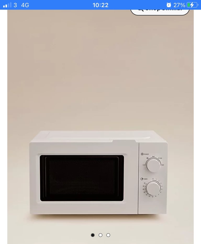 Brand New Cream Manual Microwave £30