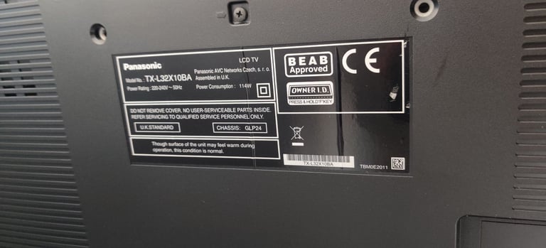 image for TV - Panasonic TX-L32X10BA