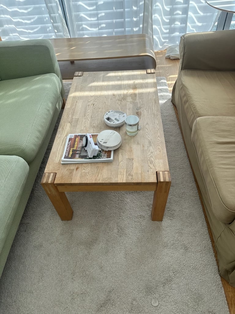 image for Wooden coffee table set 