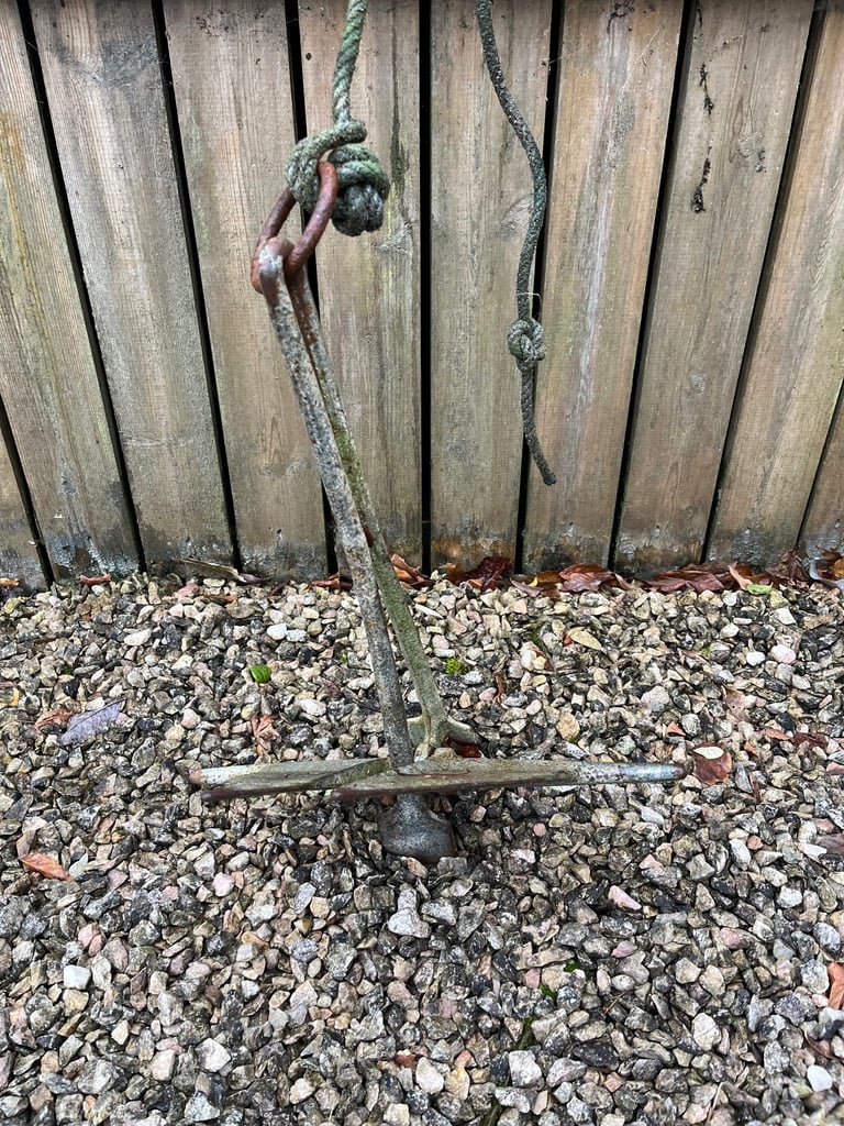 2 boat anchors & floats
