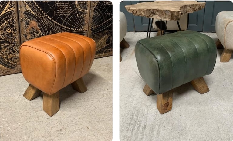 Beautiful footstools - brand new boxed