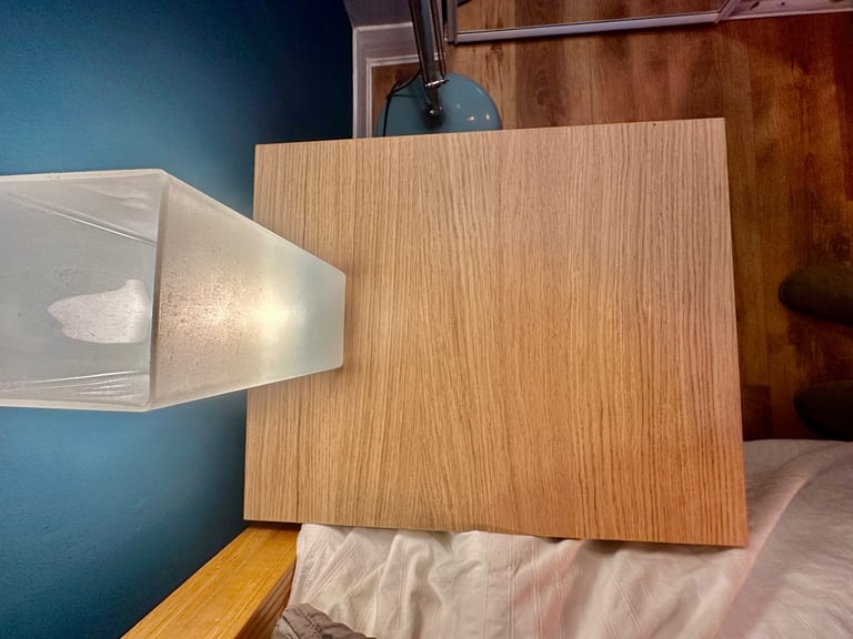 IKEA MALM White Stained Oak Veneer - Selling as a Pair