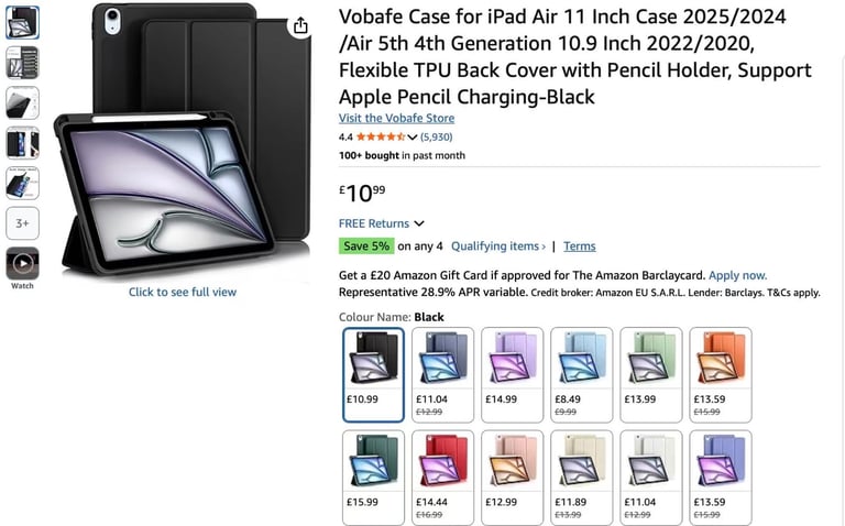 iPad cover case - like new