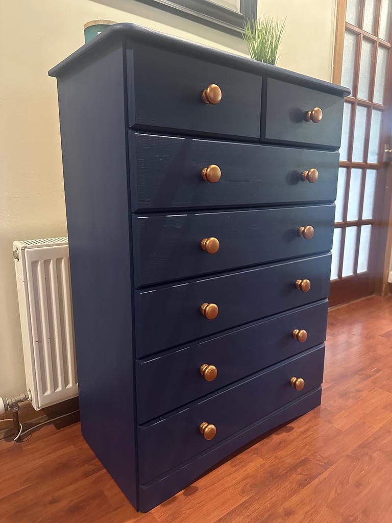 Blue & Copper Chest - Can Deliver