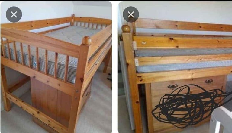Mid sleeper bed 