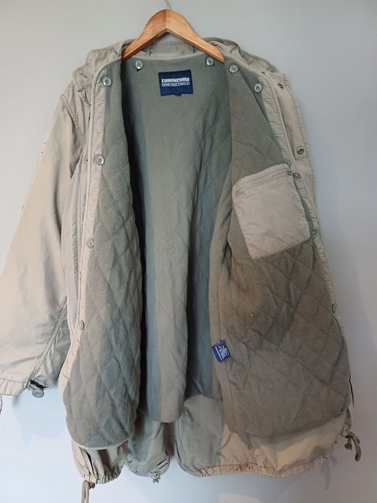 Lambretta khaki fishtail parka size M