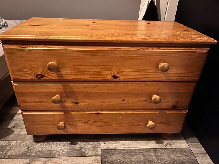image for Pine chest of drawers for sale