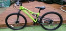 Apollo mountain bike with suspension 