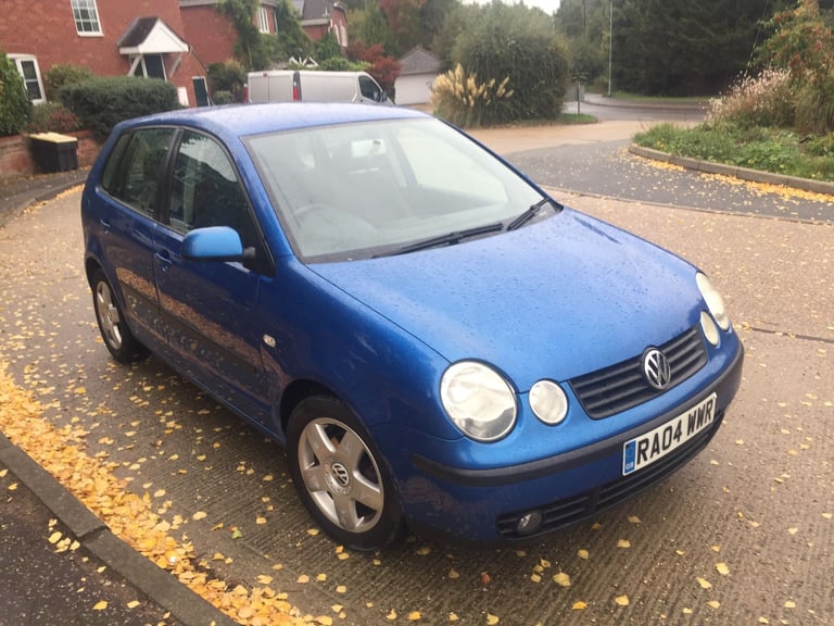 2004 VOLKSWAGEN POLO 1.9 SPORT DIESL 5 DOOR HATCHBACK. LONG MOT CHEAP TAX.