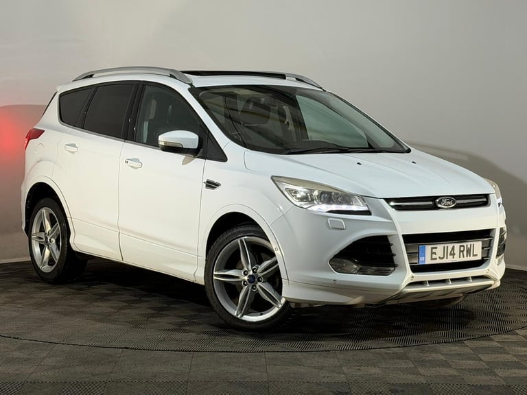 WHITE 2014 FORD KUGA TITANIUM X 2.0 DIESEL SUV 2 PREVIOUS OWNERS 140 BHP 53 MPG