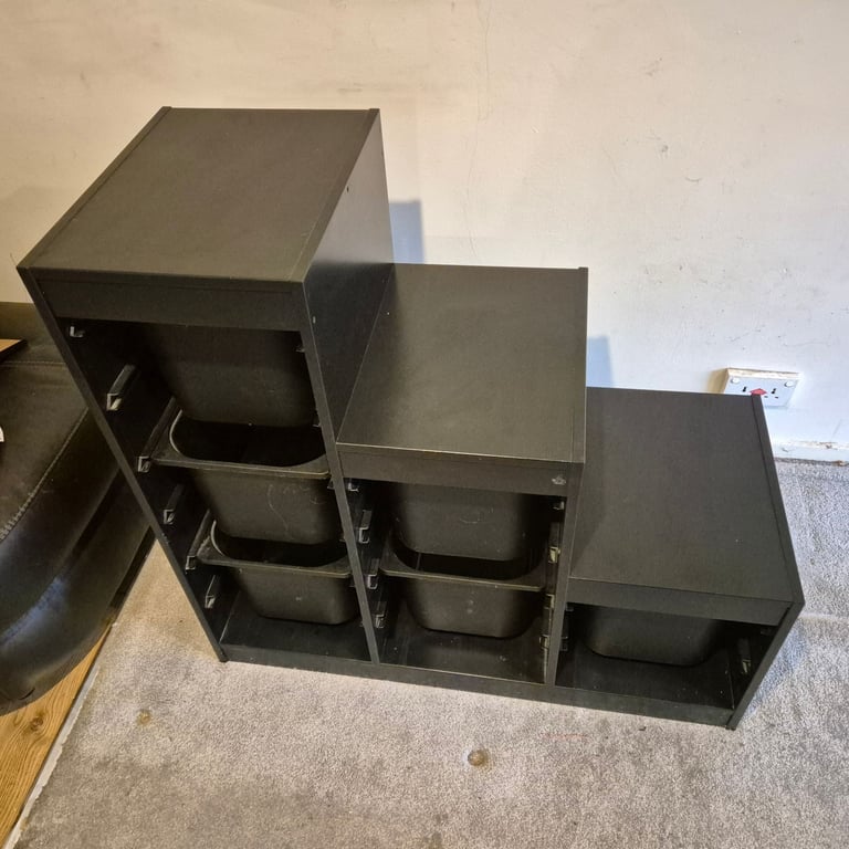 6 bucket storage unit 
