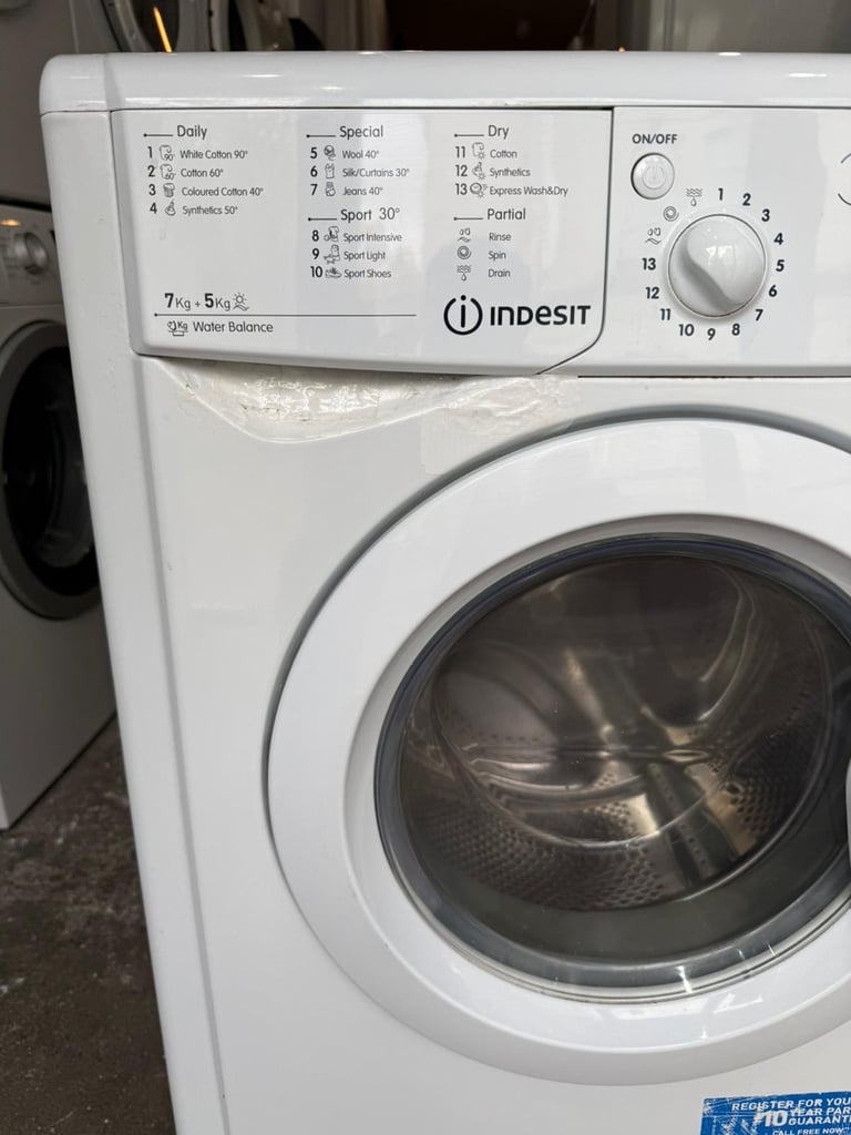 Indesit Digital 7kg Washer Dryer With Free Delivery N Warranty 