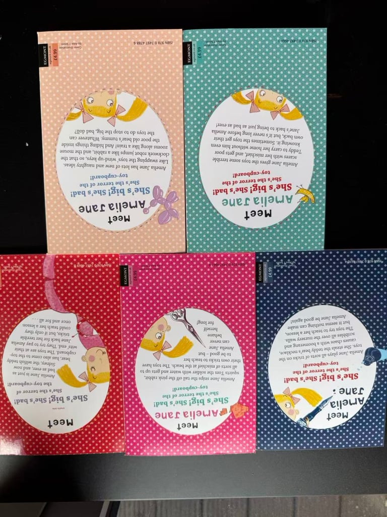 Amelia Jane by Enid Blyton - 5 Books Set