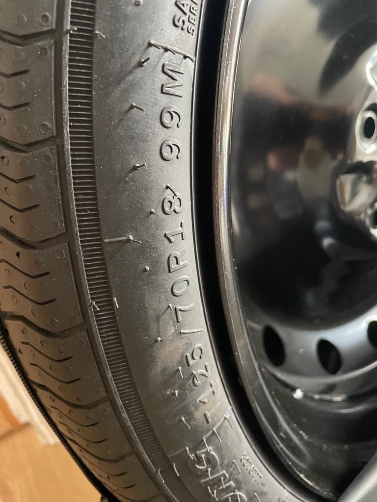 BMW spacer saver wheel for a 2019 3 series
