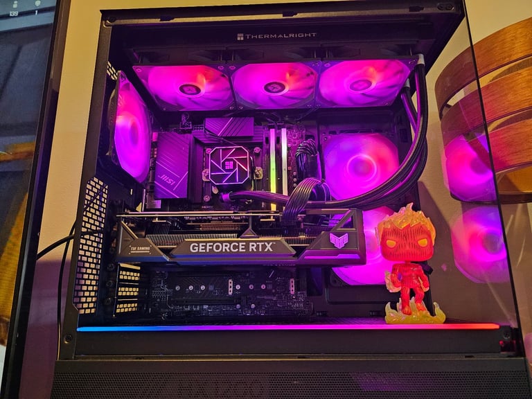GAMING PC RTX 4070 Ti SUPER 16GB / Intel Core i9-13900k / 64GB DDR5 5600MHz / 2TB NVMe M.2