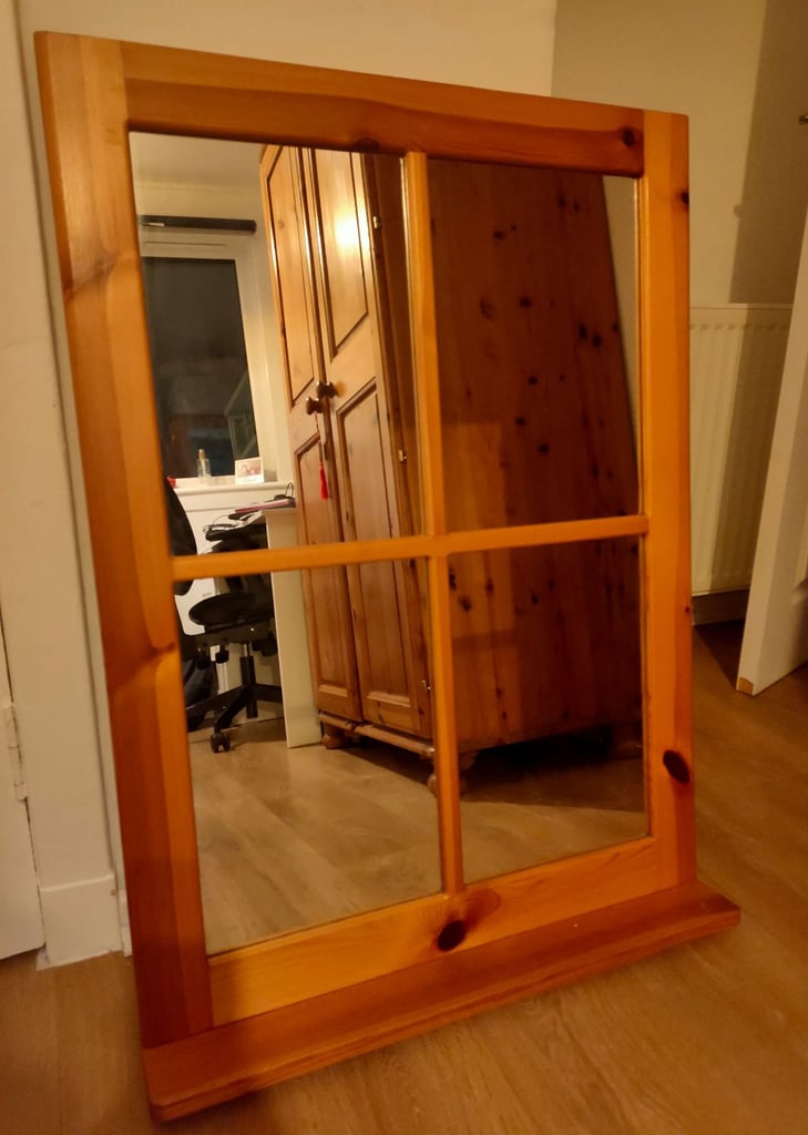 image for Wooden mirror - solid pine