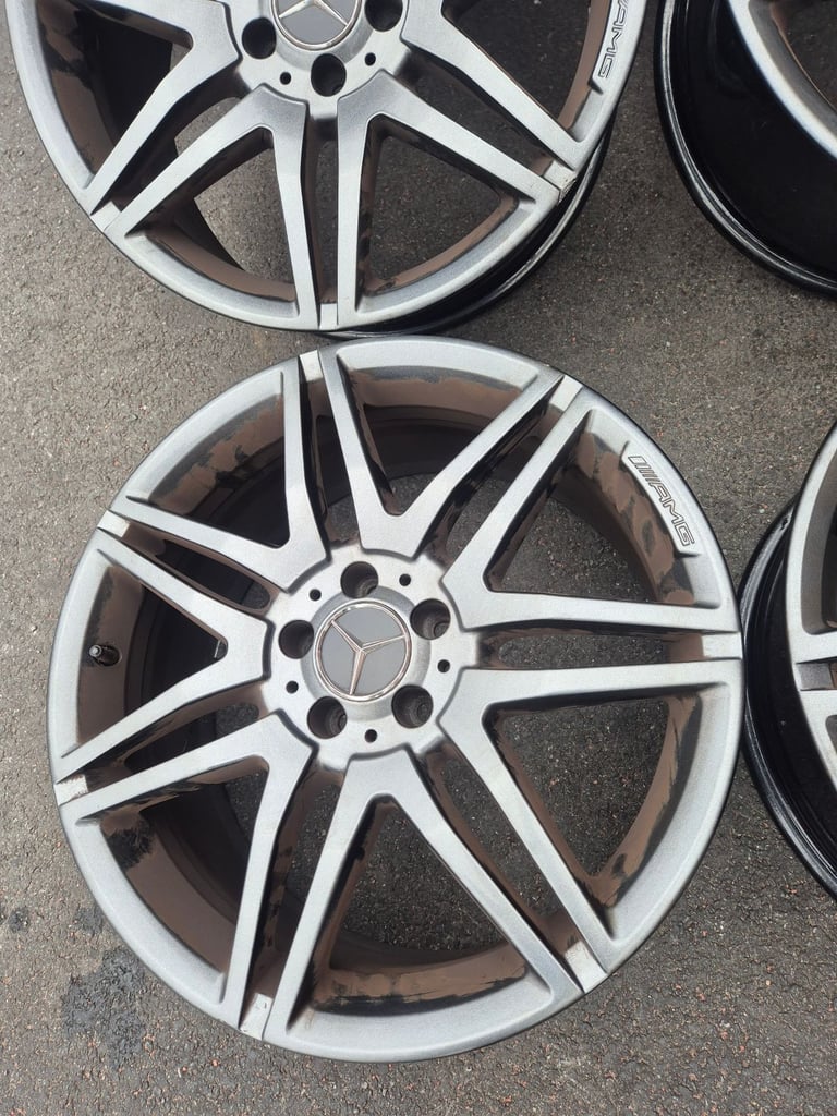 🌟Genuine Mercedes Night edition 19 inch staggered alloy wheels 