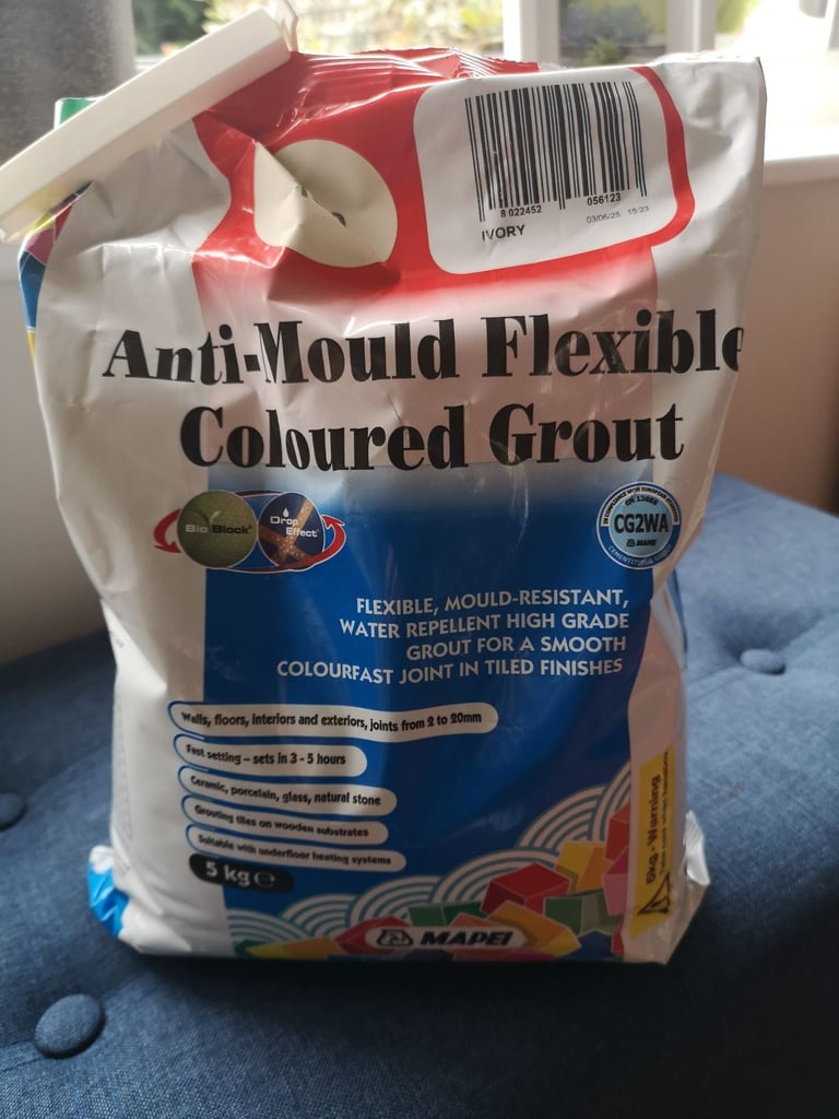 5kg Mapei Ivory coloured Flexible Grout 