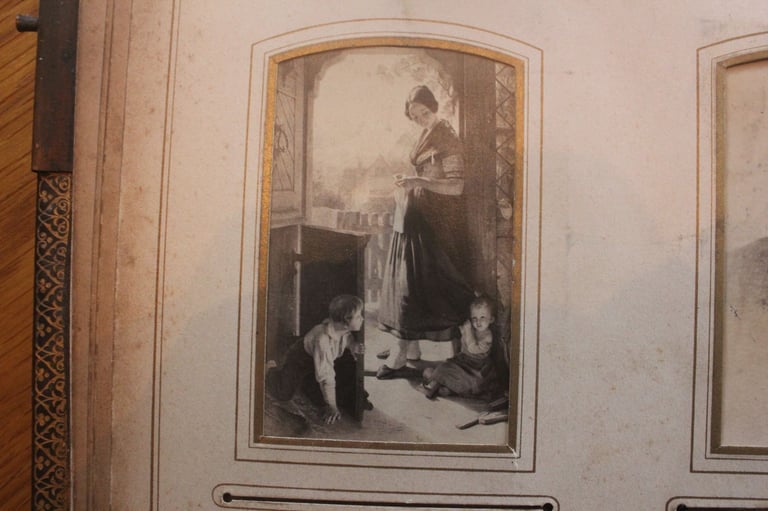 2 Victorian photograph CDV's albums lot of Belfast photographers