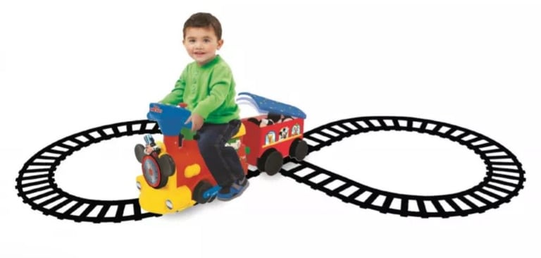 Mickey Mouse Ride On Train with Track