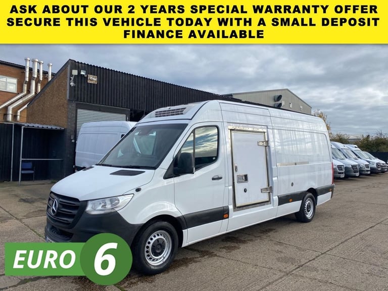2019 19 MERCEDES-BENZ SPRINTER 2.1 314 CDI L3 H2 LWB H/ROOF RWD FRIDGE CHILLER 1