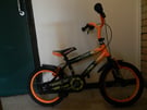 Boys Bike 16&quot; Strike Orange &amp; Black