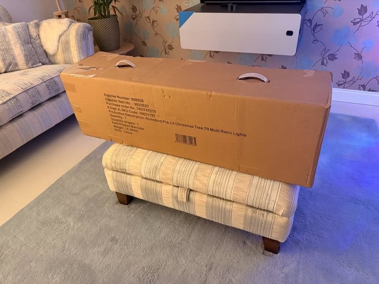 John Lewis Richmond Colour Changing Pre-lit Christmas Tree, 7ft - Brand New - RRP £300