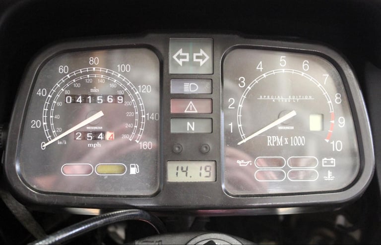 1995 95 N BMW K1100LT K 1100 LT SE ABS TOURING HPI CLEAR RED FULL LUGGAGE 42K 