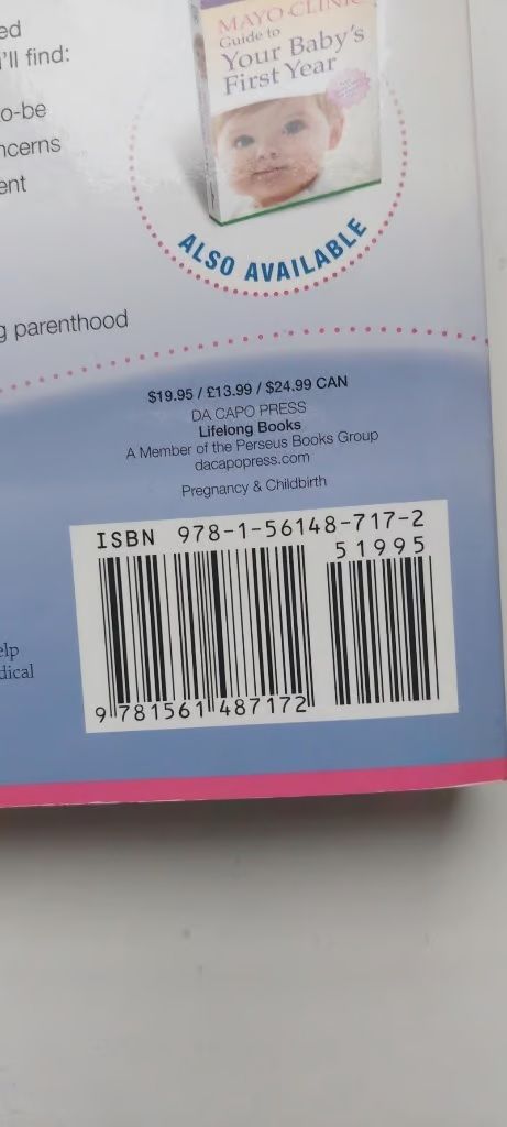 Different books: Healthy Pregnancy +Babies Names
