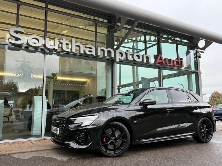  Audi RS3 2.5 TFSI Carbon Black Sportback 5dr Petrol S Tronic quattro Euro 6 (s/s) (4 Petrol Auto...