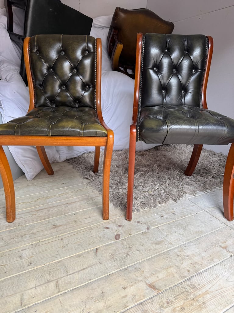 image for X2 Bevan. Chesterfield chairs 