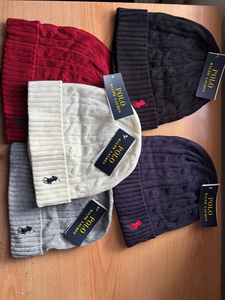 5 Ralph LaurenCable-Knit Merino Wool-Blend Beanie