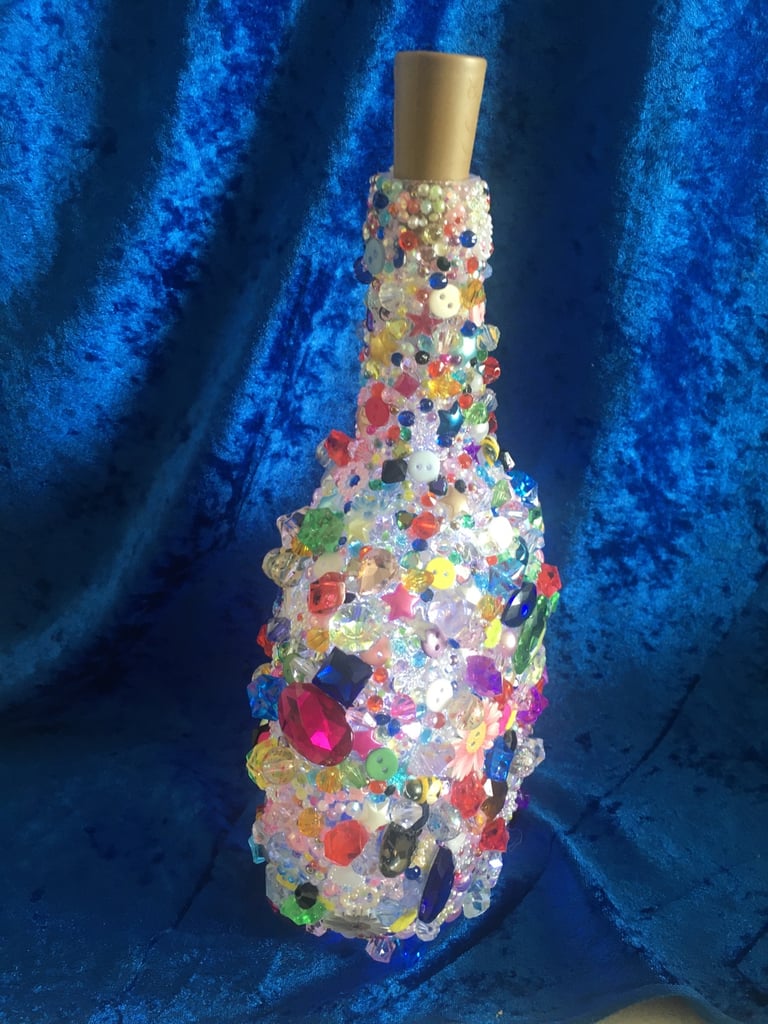 Jewelled Bottle light ~ New 