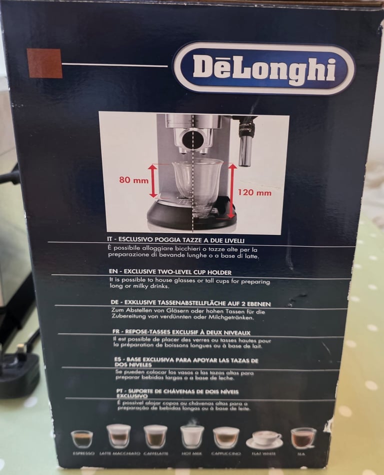 Delonghi espresso & cappuccino machine