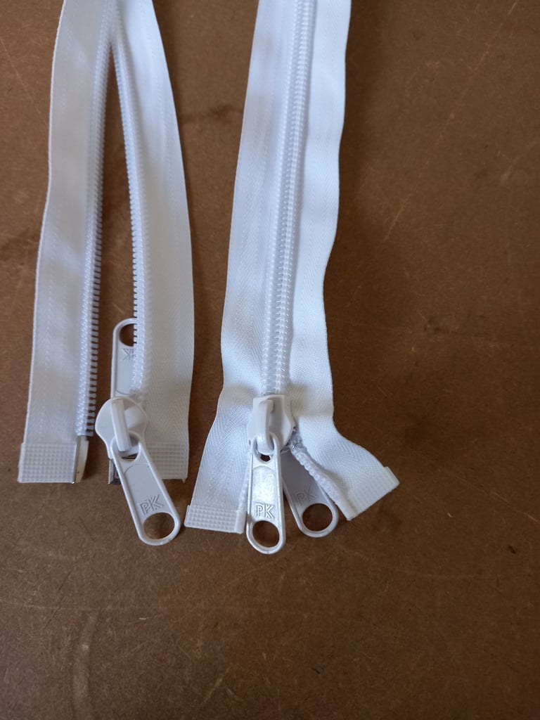 Heavy Duty, Long, Open Ended Zips