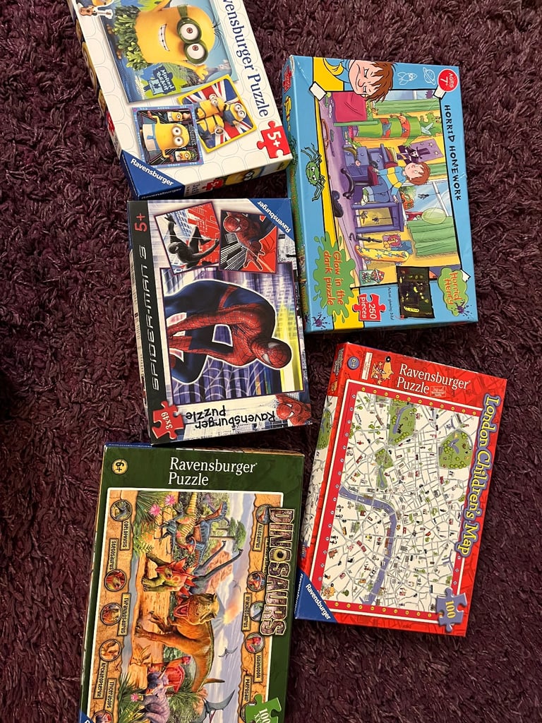 Childrens jigsaws. Age 5+, 6+ and 7+