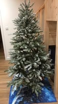 6ft Snowy Christmas Tree - Tesco Aspen Flocked