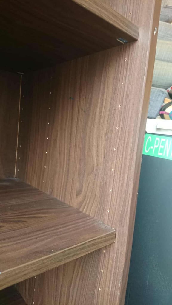 Dark Brown Shelving Unit 