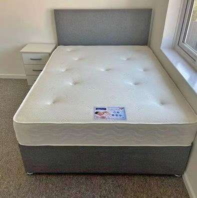 image for ** Double Divan Bed (4FT6) ¬¬ 35% OFF !! Fantastic Offer ~ Free Delivery **